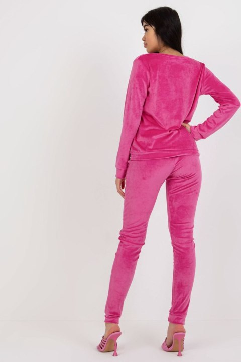 Spodnie Komplet Model RV-KMPL-6083.05 Pink - Rue Paris Spodnie Komplet Model RV-KMPL-6083.05 Pink - Rue Paris