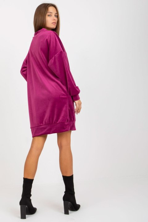Sukienka Model RP-TU-8189.95 Violet - Rue Paris Sukienka Model RP-TU-8189.95 Violet - Rue Paris