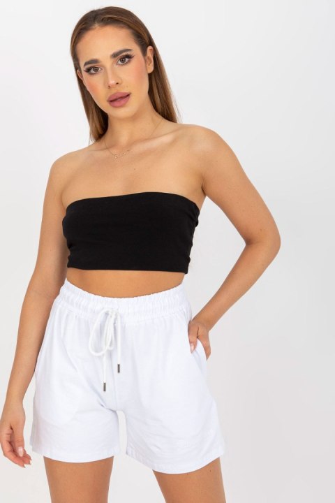Szorty Damskie Model RV-SN-7995.14 White - Rue Paris Szorty Damskie Model RV-SN-7995.14 White - Rue Paris