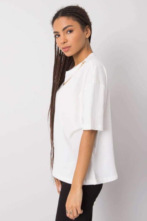 T-shirt Damski Model 157-TS-4257.80 White - Rue Paris T-shirt Damski Model 157-TS-4257.80 White - Rue Paris