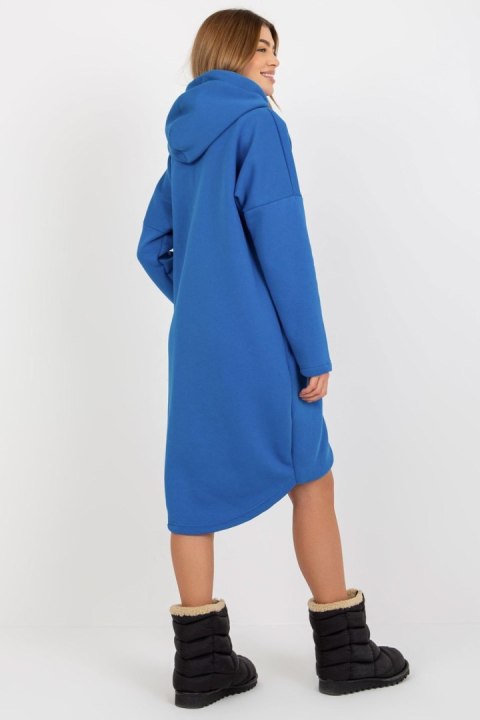 Bluza Damska Model RV-BL-4858-1.99P Dark Blue - Rue Paris Bluza Damska Model RV-BL-4858-1.99P Dark Blue - Rue Paris