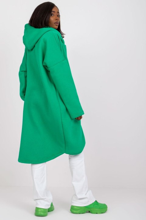 Bluza Damska Model RV-BL-4858-1.99P Green - Rue Paris Bluza Damska Model RV-BL-4858-1.99P Green - Rue Paris