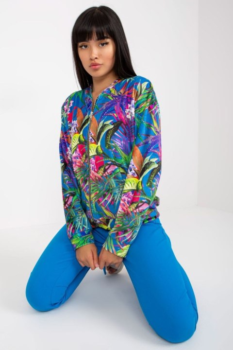 Bluza Damska Model RV-BL-8122.32 Dark Blue - Rue Paris Bluza Damska Model RV-BL-8122.32 Dark Blue - Rue Paris