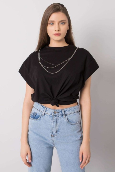 Bluzka Model 157-TS-4170.82 Black - Rue Paris Bluzka Model 157-TS-4170.82 Black - Rue Paris