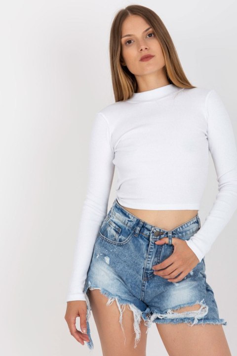 Bluzka Model RV-BZ-7987.49 White - Rue Paris Bluzka Model RV-BZ-7987.49 White - Rue Paris