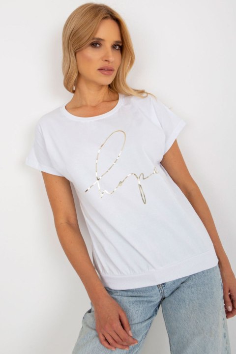 Bluzka Model RV-BZ-8917.12 White - Rue Paris Bluzka Model RV-BZ-8917.12 White - Rue Paris