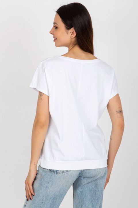 Bluzka Model RV-BZ-8957.77 White - Rue Paris Bluzka Model RV-BZ-8957.77 White - Rue Paris