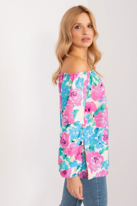 Bluzka Model WN-BZ-8281.59 Blue - Rue Paris Bluzka Model WN-BZ-8281.59 Blue - Rue Paris