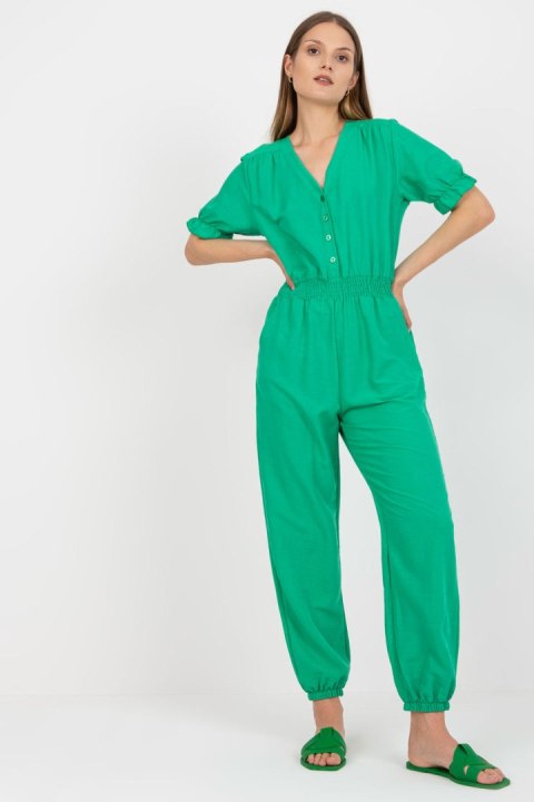 Kombinezon Model CA-KO-6298.68 Green - Rue Paris Kombinezon Model CA-KO-6298.68 Green - Rue Paris