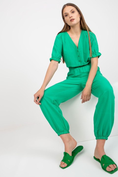 Kombinezon Model CA-KO-6298.68 Green - Rue Paris Kombinezon Model CA-KO-6298.68 Green - Rue Paris