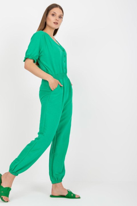 Kombinezon Model CA-KO-6298.68 Green - Rue Paris Kombinezon Model CA-KO-6298.68 Green - Rue Paris