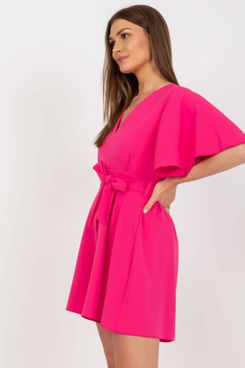Kombinezon Model CHA-KO-0486.17 Fuksja - Rue Paris Kombinezon Model CHA-KO-0486.17 Fuksja - Rue Paris