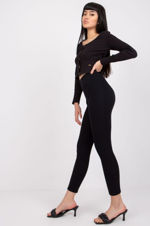 Legginsy Model RV-LG-7533.08 Black - Rue Paris Legginsy Model RV-LG-7533.08 Black - Rue Paris