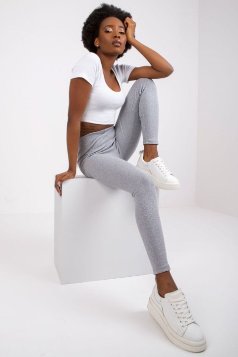 Legginsy Model RV-LG-7533.08 Grey - Rue Paris Legginsy Model RV-LG-7533.08 Grey - Rue Paris