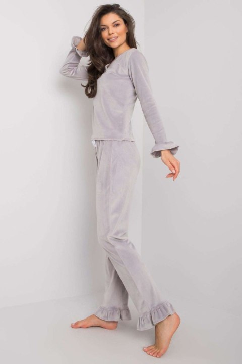 Piżama Damska Model RV-PI-7394.23X Grey - Rue Paris Piżama Damska Model RV-PI-7394.23X Grey - Rue Paris