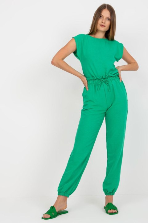 Spodnie Komplet Model CA-KMPL-6303.09X Green - Rue Paris Spodnie Komplet Model CA-KMPL-6303.09X Green - Rue Paris