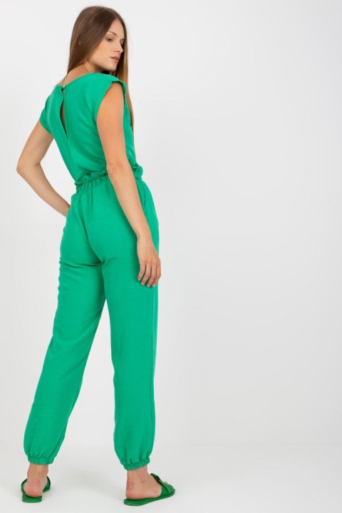 Spodnie Komplet Model CA-KMPL-6303.09X Green - Rue Paris Spodnie Komplet Model CA-KMPL-6303.09X Green - Rue Paris