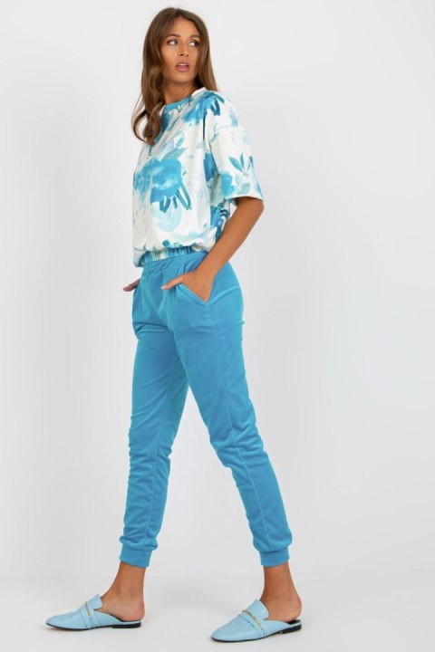 Spodnie Komplet Model WN-KMPL-8192.69 Blue - Rue Paris Spodnie Komplet Model WN-KMPL-8192.69 Blue - Rue Paris