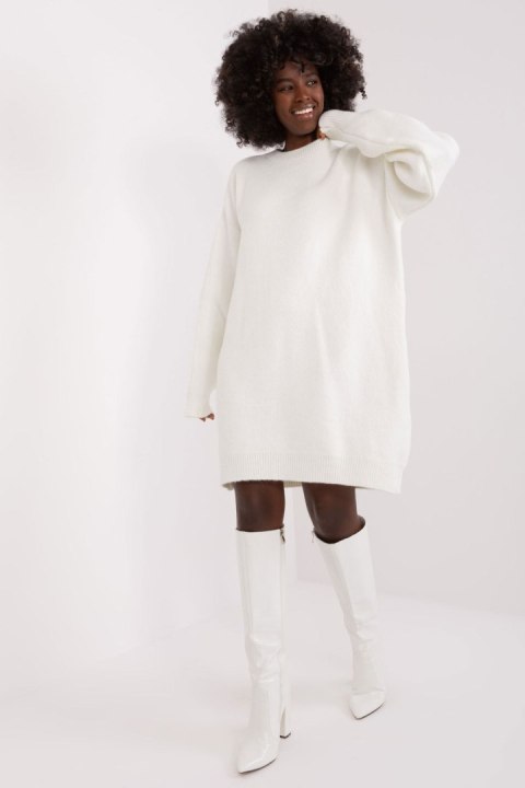 Sukienka Model LC-SK-0568.70P Ecru - Rue Paris Sukienka Model LC-SK-0568.70P Ecru - Rue Paris