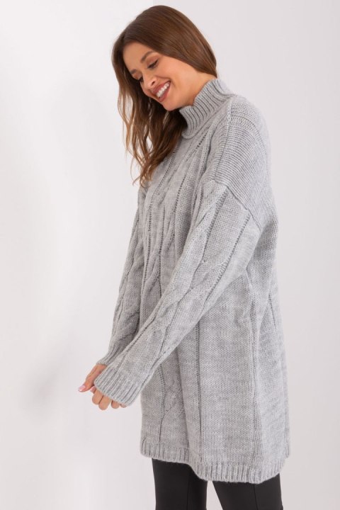 Sukienka Model LC-SK-1561.34X Grey - Rue Paris Sukienka Model LC-SK-1561.34X Grey - Rue Paris