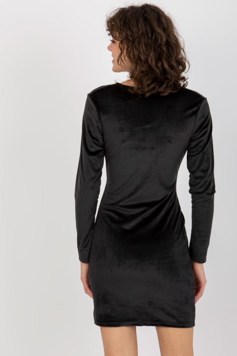 Sukienka Model RP-SK-8157.07 Black - Rue Paris Sukienka Model RP-SK-8157.07 Black - Rue Paris