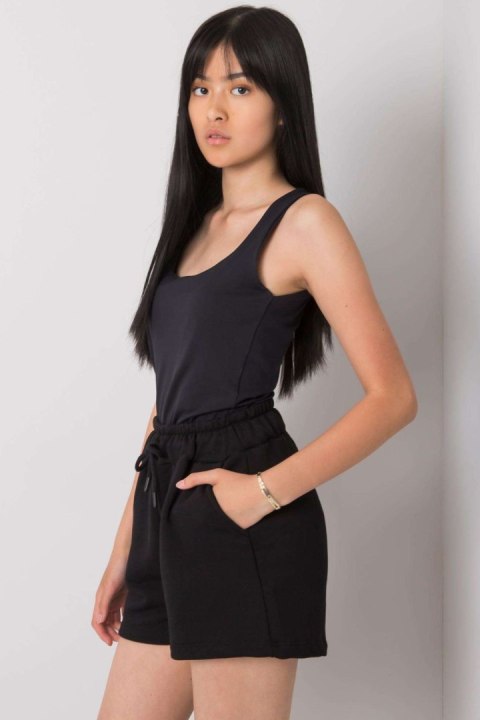 Szorty Damski Model RV-SN-6700.20X Black - Rue Paris Szorty Damski Model RV-SN-6700.20X Black - Rue Paris