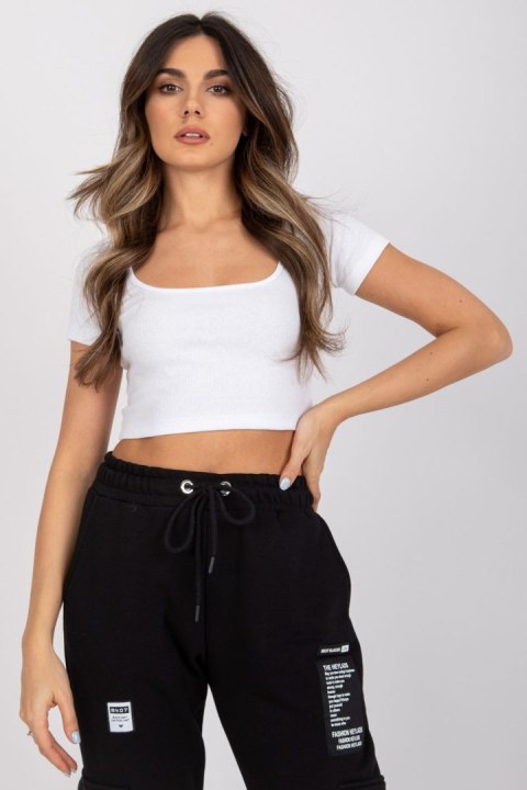 T-shirt Damski Model RV-TS-7538.12P White - Rue Paris T-shirt Damski Model RV-TS-7538.12P White - Rue Paris