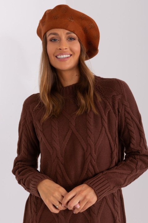 Beret Model AT-CZ-2318.26 Light Brown - AT Beret Model AT-CZ-2318.26 Light Brown - AT