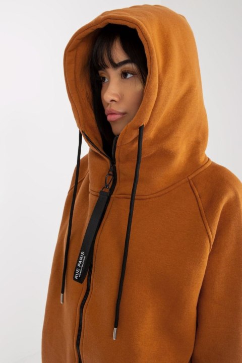 Bluza Damska Model AP-BL-AP-3003.59 Light Brown - Rue Paris Bluza Damska Model AP-BL-AP-3003.59 Light Brown - Rue Paris