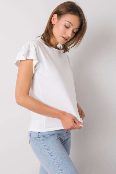 Bluzka Model RV-BZ-6724.69 White - Rue Paris Bluzka Model RV-BZ-6724.69 White - Rue Paris