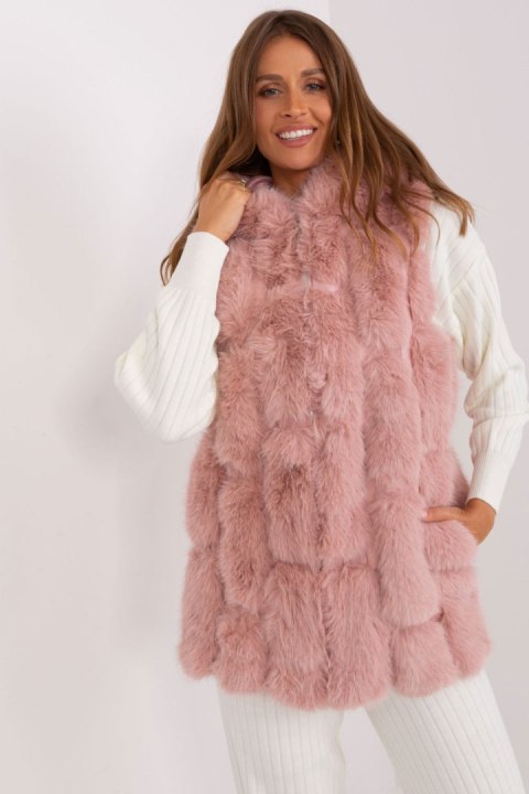 Kamizelka Model AT-KZ-2379.96P Light Pink - AT Kamizelka Model AT-KZ-2379.96P Light Pink - AT