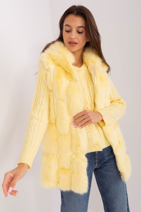 Kamizelka Model AT-KZ-2379.96P Light Yellow - AT Kamizelka Model AT-KZ-2379.96P Light Yellow - AT