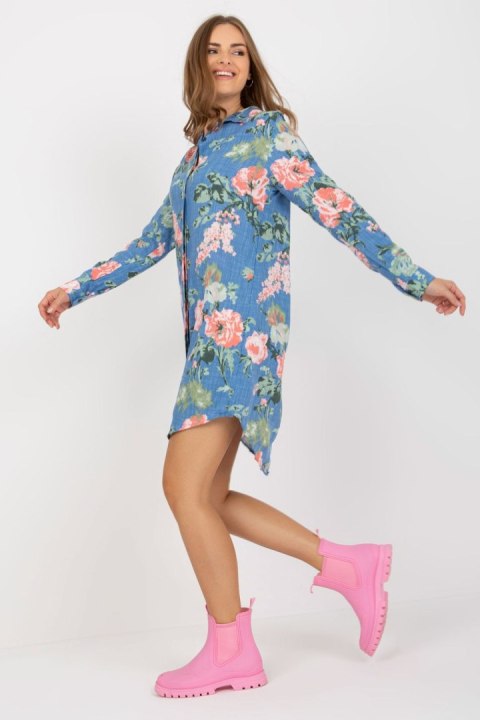 Sukienka Model TO-SK-1103-21.16 Blue - Rue Paris Sukienka Model TO-SK-1103-21.16 Blue - Rue Paris