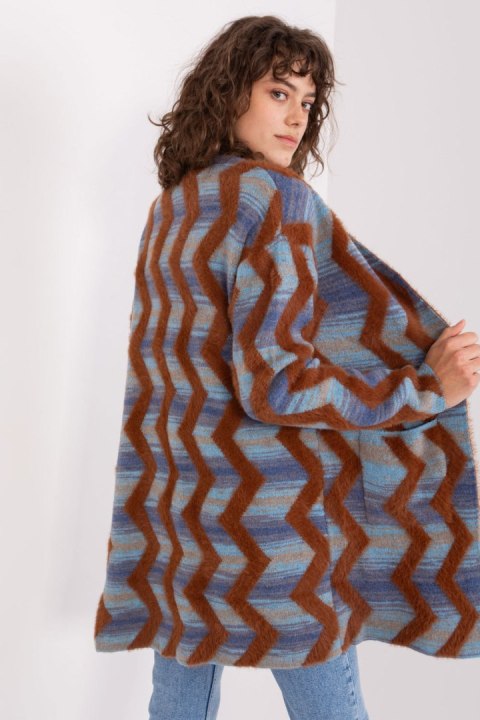 Sweter Kardigan Model AT-SW-234701.34 Dark Blue - AT Sweter Kardigan Model AT-SW-234701.34 Dark Blue - AT
