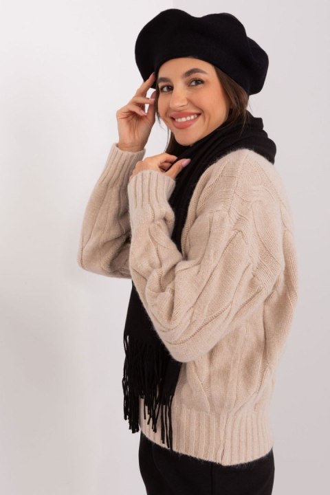 Beret Model AT-CZ-231305.91P Black - AT Beret Model AT-CZ-231305.91P Black - AT