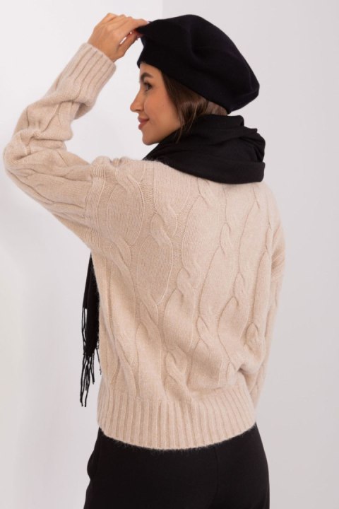 Beret Model AT-CZ-231305.91P Black - AT Beret Model AT-CZ-231305.91P Black - AT