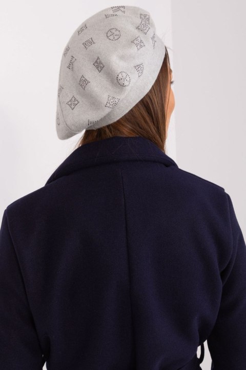 Beret Model AT-CZ-2318.30 Light Grey - AT Beret Model AT-CZ-2318.30 Light Grey - AT