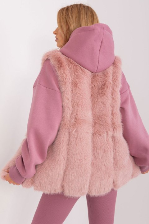 Kamizelka Model AT-KZ-2368.00P Light Pink - AT Kamizelka Model AT-KZ-2368.00P Light Pink - AT