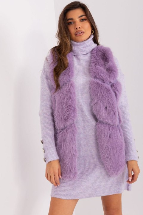 Kamizelka Model AT-KZ-2375.00P Light Violet - AT Kamizelka Model AT-KZ-2375.00P Light Violet - AT