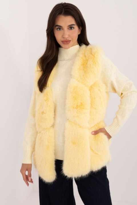 Kamizelka Model AT-KZ-2375.00P Light Yellow - AT Kamizelka Model AT-KZ-2375.00P Light Yellow - AT