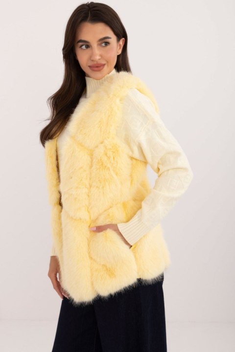 Kamizelka Model AT-KZ-2375.00P Light Yellow - AT Kamizelka Model AT-KZ-2375.00P Light Yellow - AT