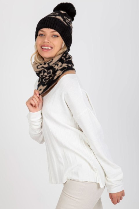 Komin Model AT-KM-CM-331.87 Black/Beige - AT Komin Model AT-KM-CM-331.87 Black/Beige - AT
