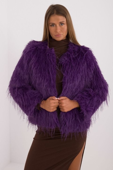Kurtka Damska Model AT-KR-2359.96P Dark Violet - AT Kurtka Damska Model AT-KR-2359.96P Dark Violet - AT
