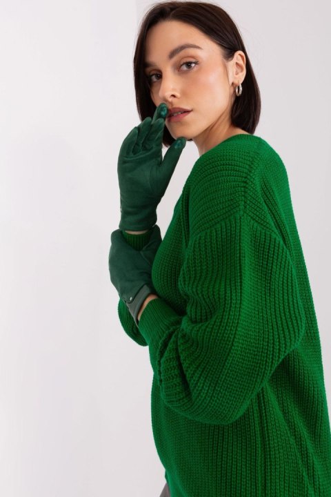 Rękawiczki Model AT-RK-239507.53P Dark Green - AT Rękawiczki Model AT-RK-239507.53P Dark Green - AT