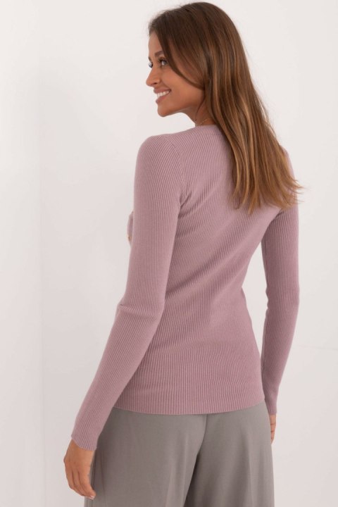 Sweter Damski Model AT-SW-2332-2.65 Light Violet - AT Sweter Damski Model AT-SW-2332-2.65 Light Violet - AT