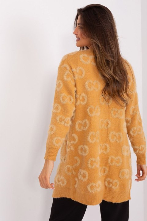Sweter Kardigan Model AT-SW-234502.38X Camel - AT Sweter Kardigan Model AT-SW-234502.38X Camel - AT