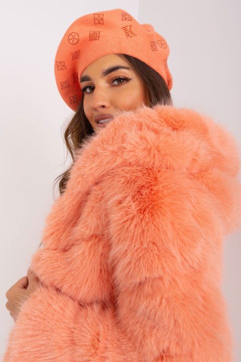 Beret Model AT-CZ-2318.3 Bbrzoskwinia - AT Beret Model AT-CZ-2318.3 Bbrzoskwinia - AT