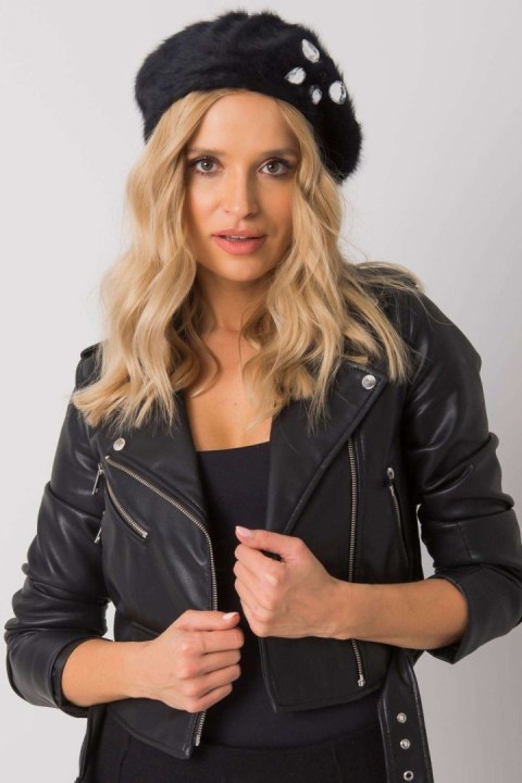 Beret Model AT-CZ-BF38834-1 Black - AT Beret Model AT-CZ-BF38834-1 Black - AT