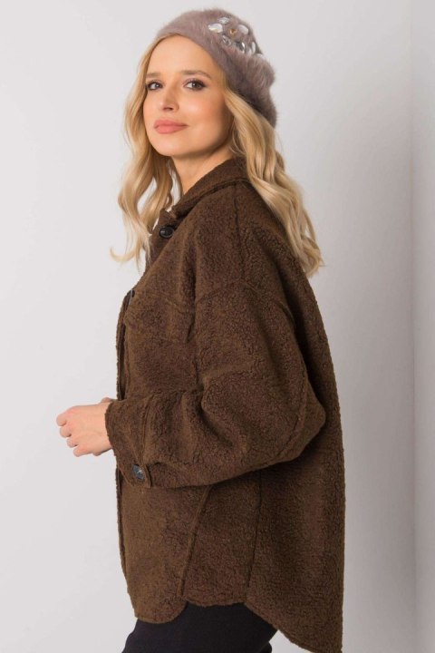 Beret Model AT-CZ-BF38834-1 Dark Beige - AT Beret Model AT-CZ-BF38834-1 Dark Beige - AT