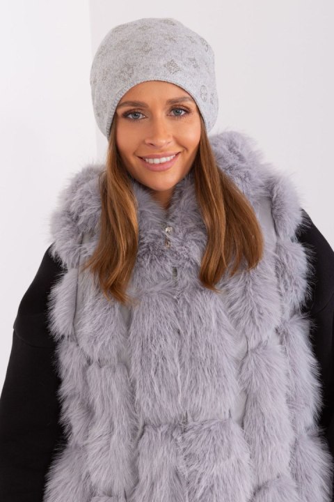 Czapka Model AT-CZ-2325.86 Grey - AT Czapka Model AT-CZ-2325.86 Grey - AT